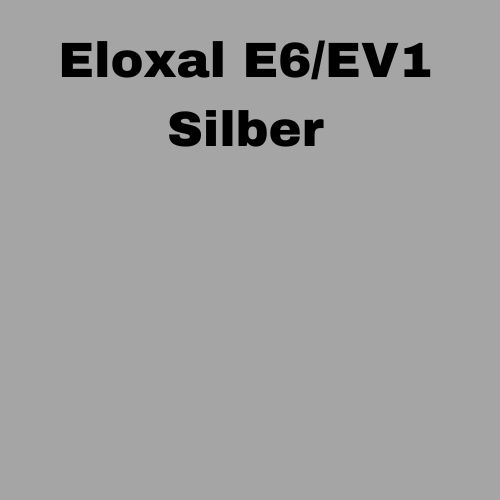 Eloxal Silber