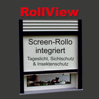 RollView (mit integriertem Screen-Rollo)