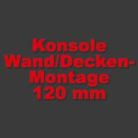 Wand/Decke 120mm Konsole